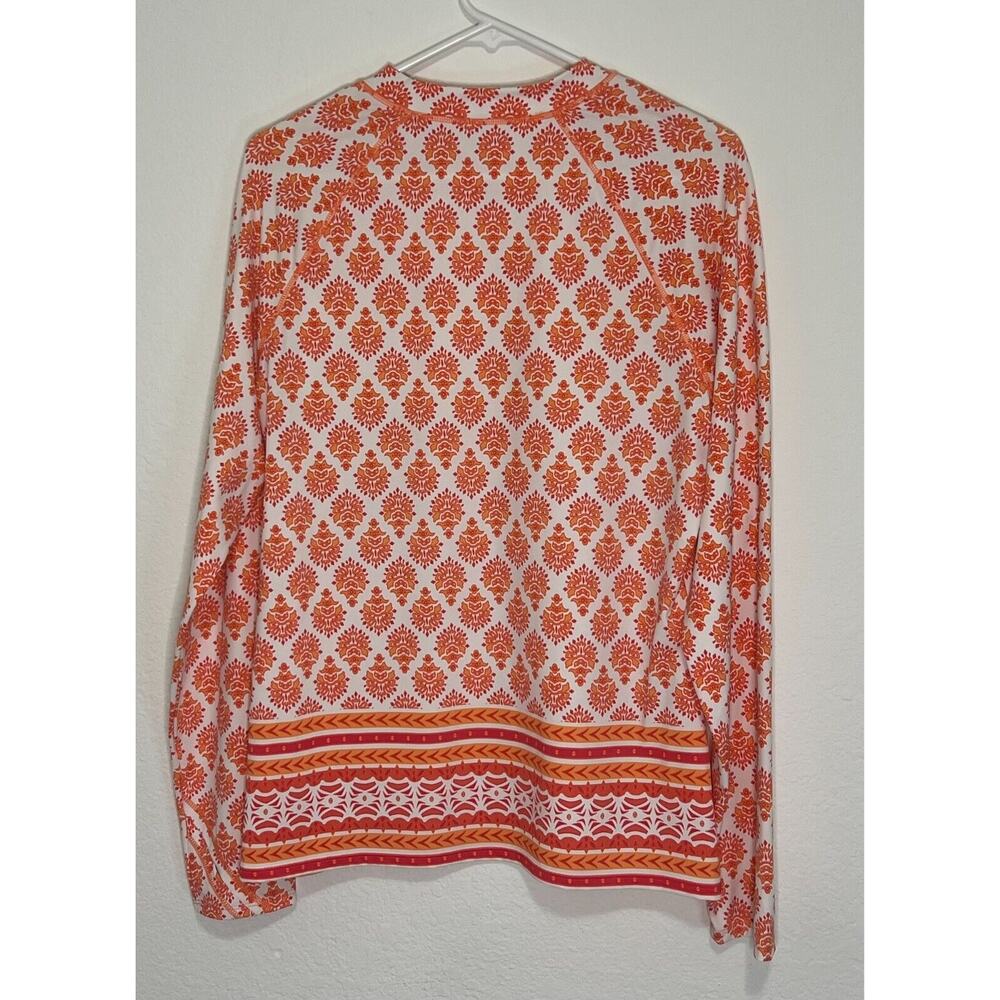 CABANA Life Nantucket Swim Shirt CORAL XLARGE UPF50 Beach VaCaTioN Wicking - Picture 6 of 12